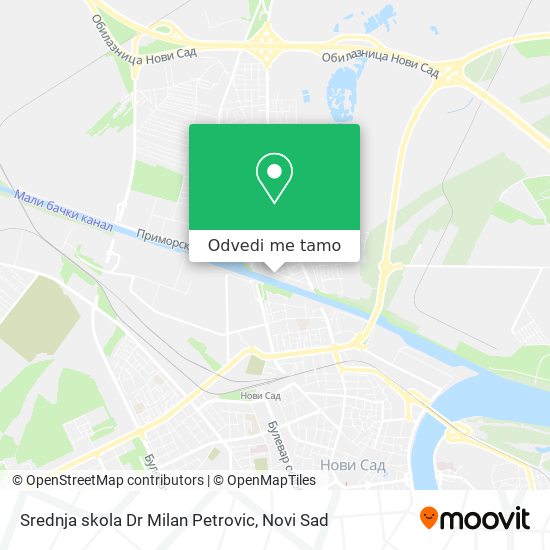 Srednja skola Dr Milan Petrovic mapa