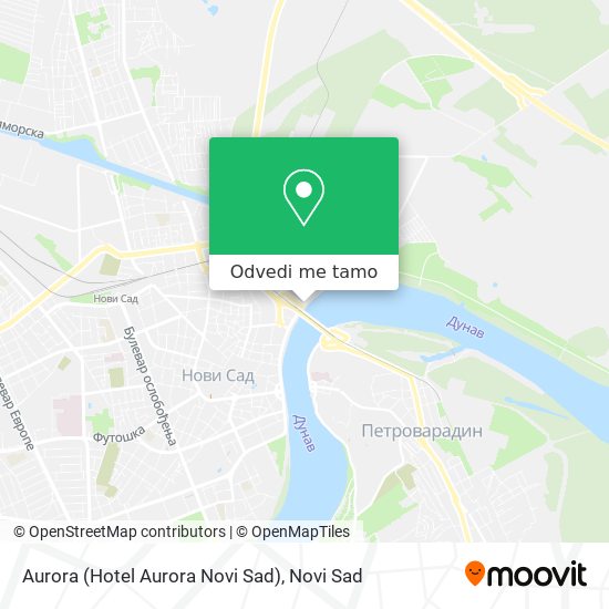 Aurora (Hotel Aurora Novi Sad) mapa