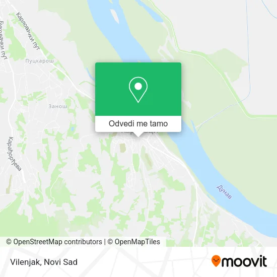 Vilenjak mapa