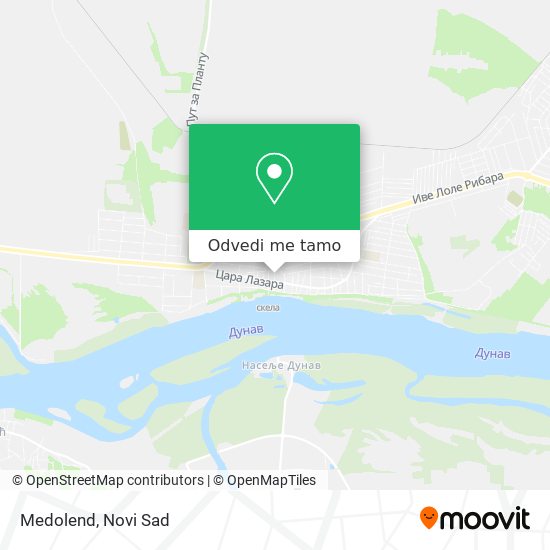 Medolend mapa