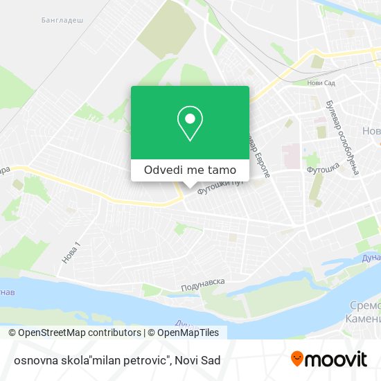 osnovna skola"milan petrovic" mapa