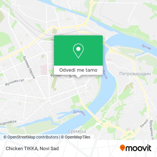 Chicken TIKKA mapa