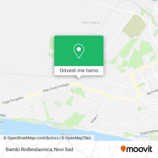 Bambi Rođendaonica mapa