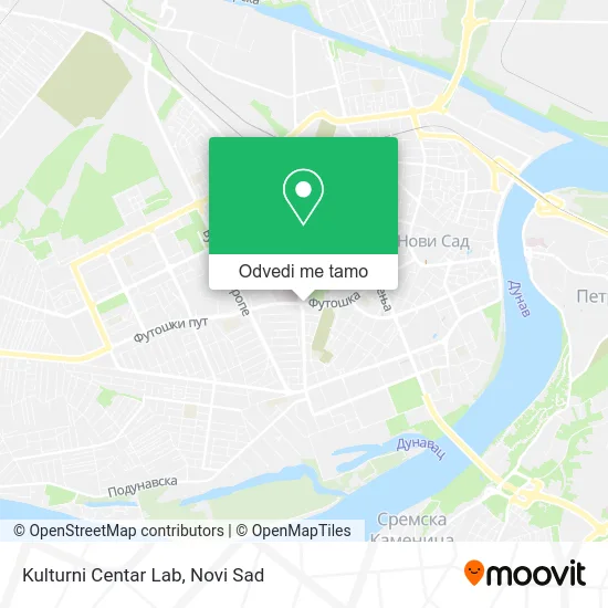 Kulturni Centar Lab mapa