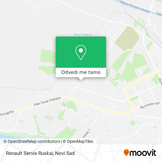 Renault Servis Ruskai mapa