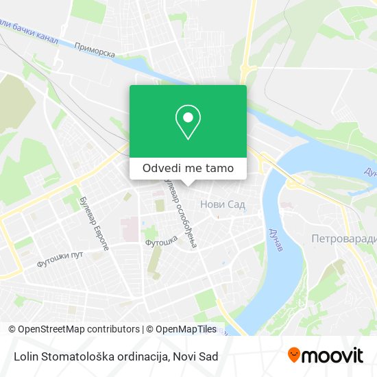 Lolin Stomatološka ordinacija mapa