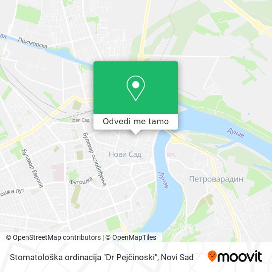 Stomatološka ordinacija "Dr Pejčinoski" mapa