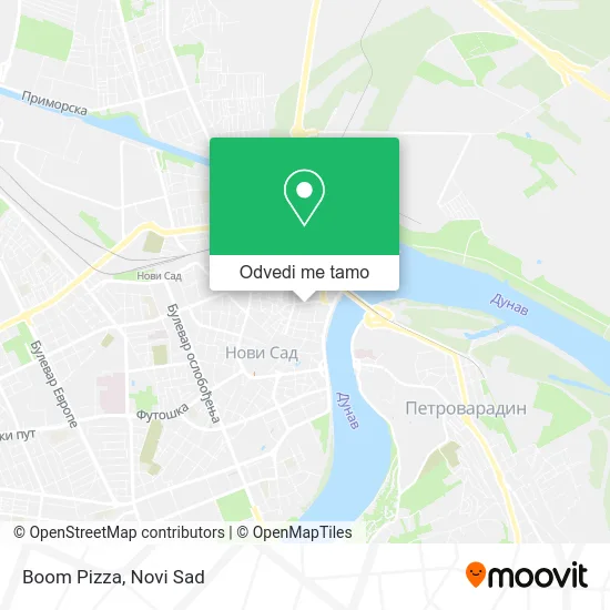 Boom Pizza mapa