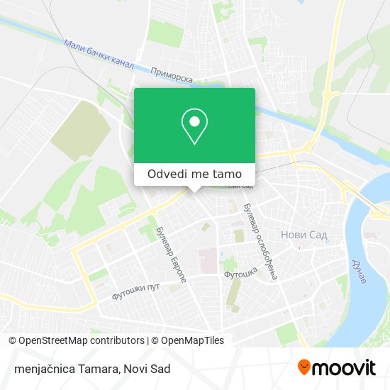 menjačnica Tamara mapa