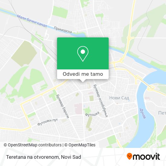 Teretana na otvorenom mapa