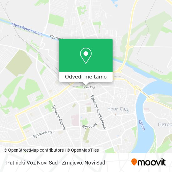 Putnicki Voz Novi Sad - Zmajevo mapa