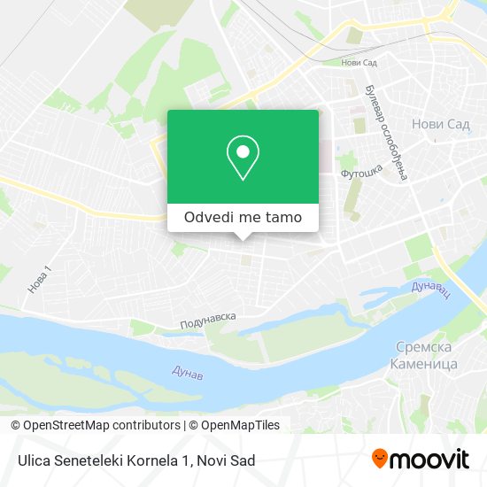 Ulica Seneteleki Kornela 1 mapa