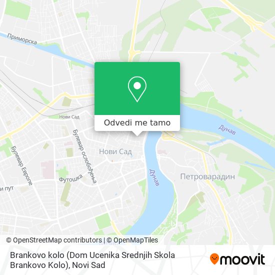 Brankovo kolo (Dom Ucenika Srednjih Skola Brankovo Kolo) mapa