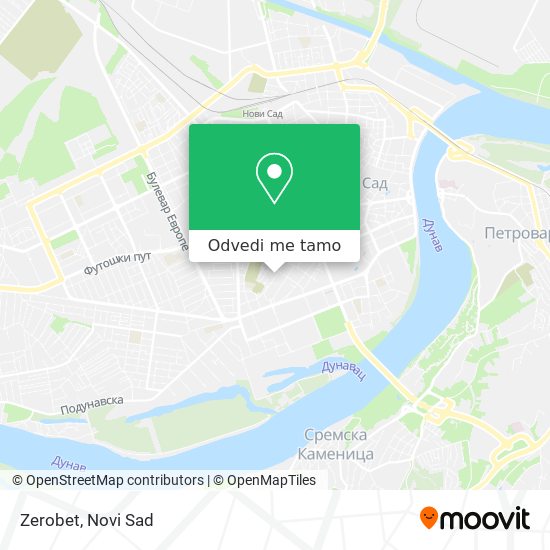 Zerobet mapa