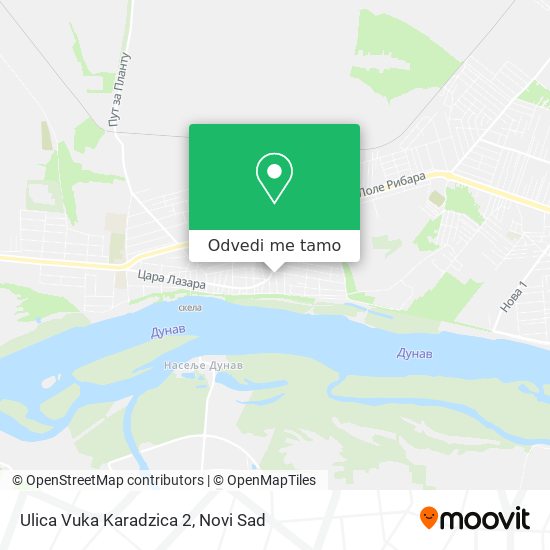 Ulica Vuka Karadzica 2 mapa