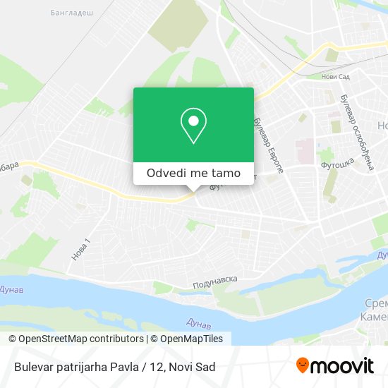 Bulevar patrijarha Pavla / 12 mapa