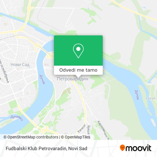 Fudbalski Klub Petrovaradin mapa