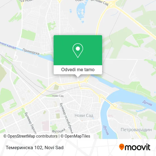 Темеринска 102 mapa