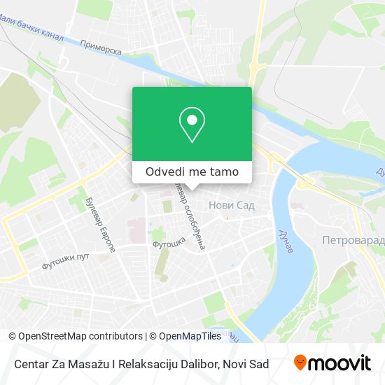 Centar Za Masažu I Relaksaciju Dalibor mapa