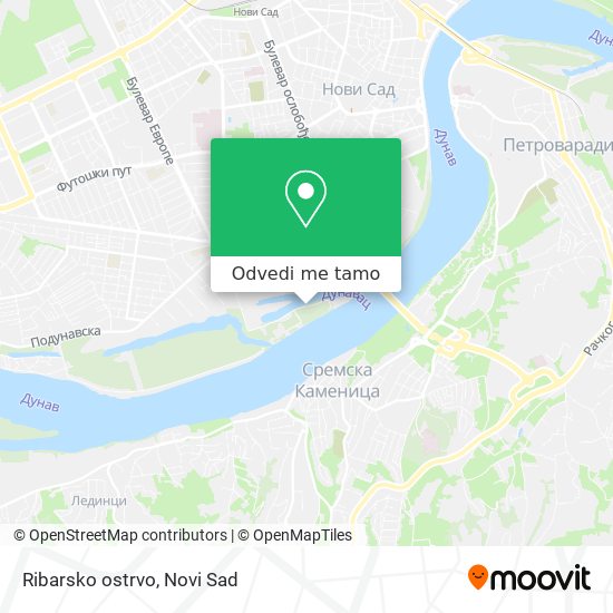 Ribarsko ostrvo mapa