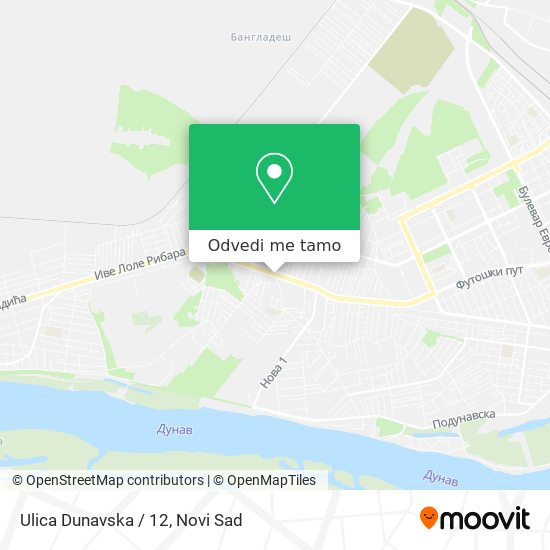 Ulica Dunavska / 12 mapa