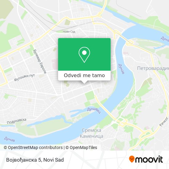 Војвођанска 5 mapa