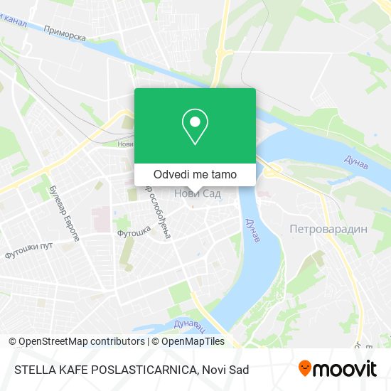 STELLA KAFE POSLASTICARNICA mapa