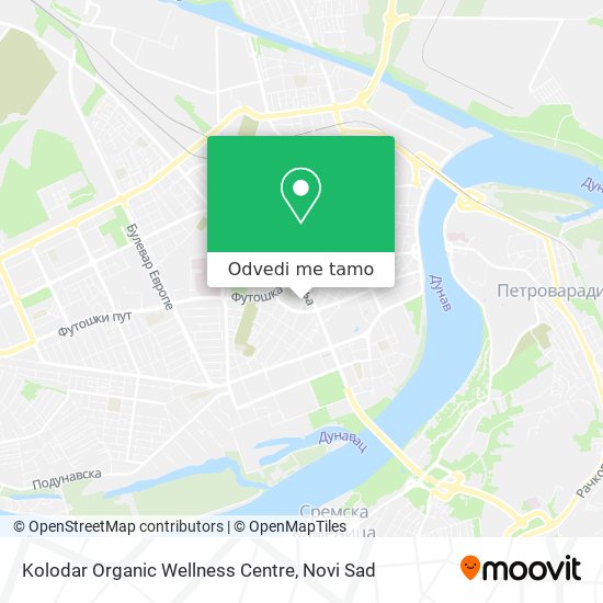 Kolodar Organic Wellness Centre mapa