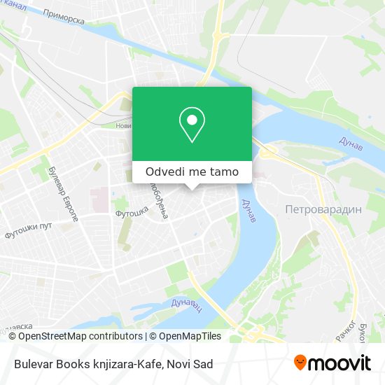 Bulevar Books knjizara-Kafe mapa