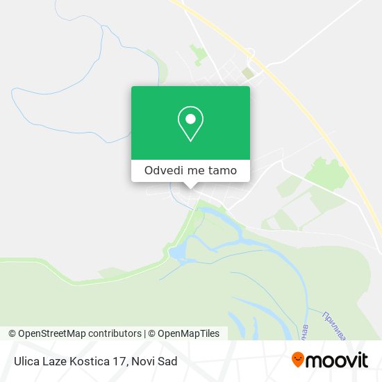 Ulica Laze Kostica 17 mapa