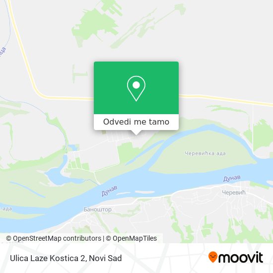 Ulica Laze Kostica 2 mapa