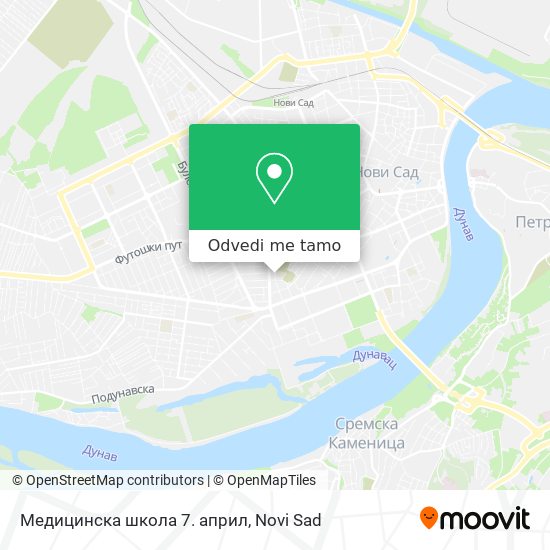 Медицинска школа 7. април mapa