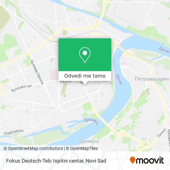 Fokus Deutsch-Telc Ispitni centar mapa