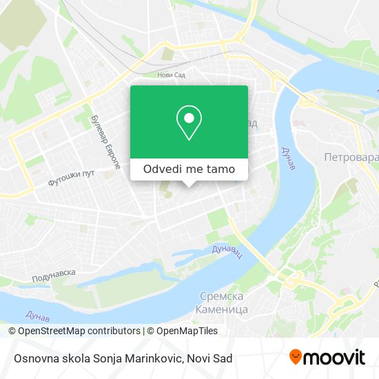 Osnovna skola Sonja Marinkovic mapa