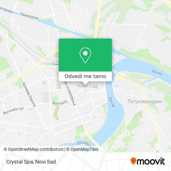 Crystal Spa mapa