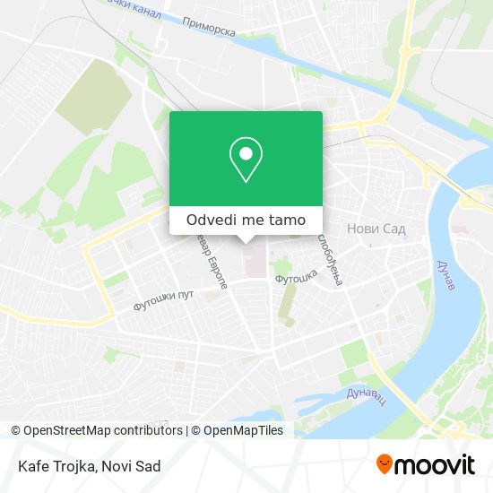 Kafe Trojka mapa