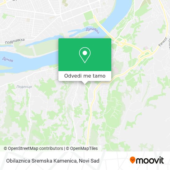 Obilaznica Sremska Kamenica mapa