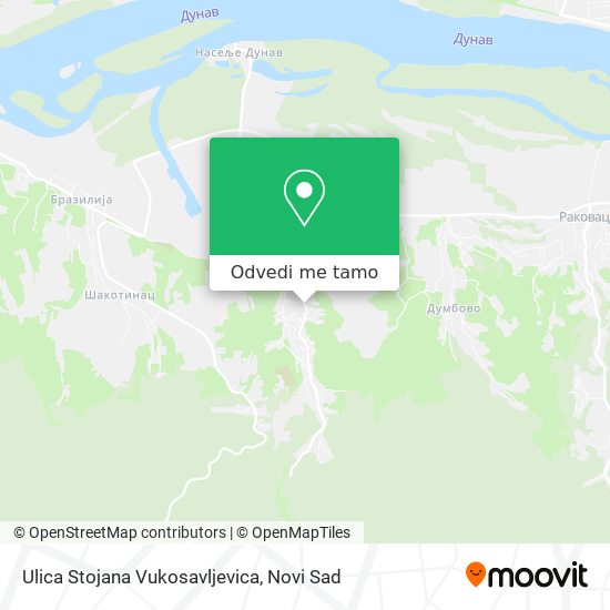 Ulica Stojana Vukosavljevica mapa