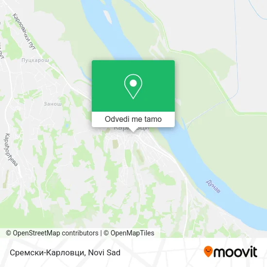 Сремски-Карловци mapa