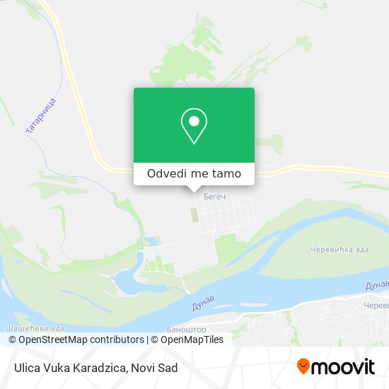 Ulica Vuka Karadzica mapa