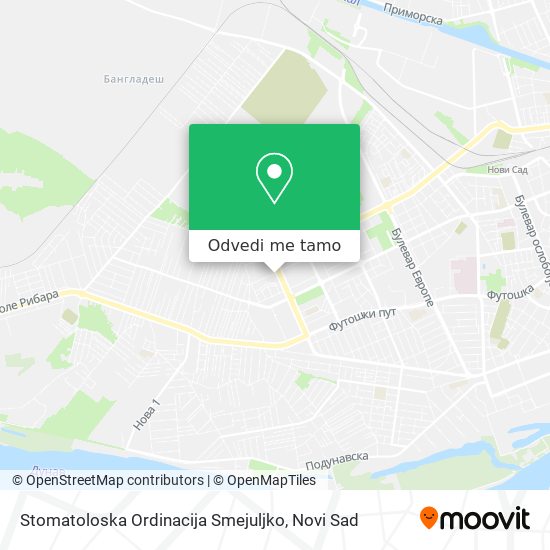 Stomatoloska Ordinacija Smejuljko mapa