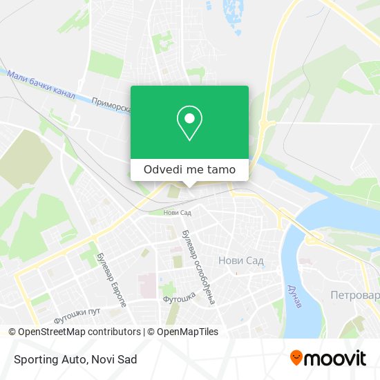 Sporting Auto mapa