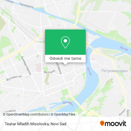 Teatar Mladih Misolovka mapa