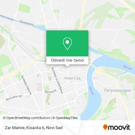 Zar Mance, Kisacka 6 mapa