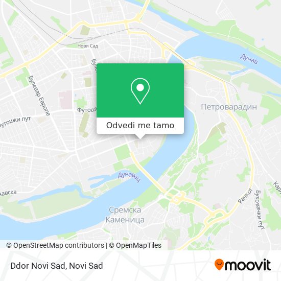 Ddor Novi Sad mapa