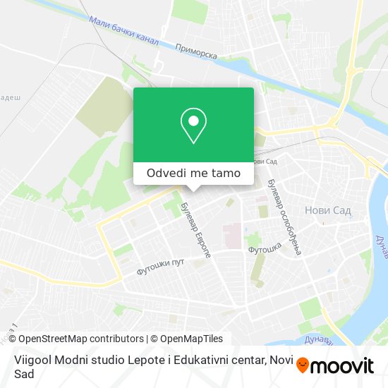 Viigool Modni studio Lepote i Edukativni centar mapa