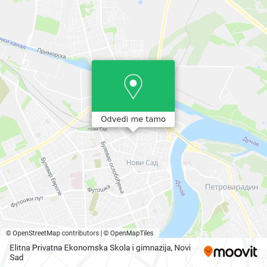 Elitna Privatna Ekonomska Skola i gimnazija mapa