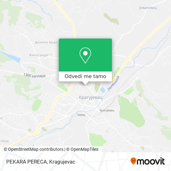 PEKARA PERECA mapa