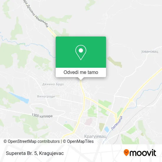Supereta Br. 5 mapa