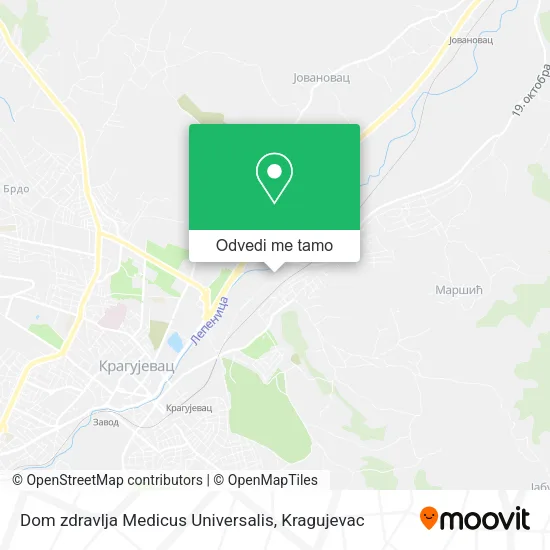 Dom zdravlja Medicus Universalis mapa